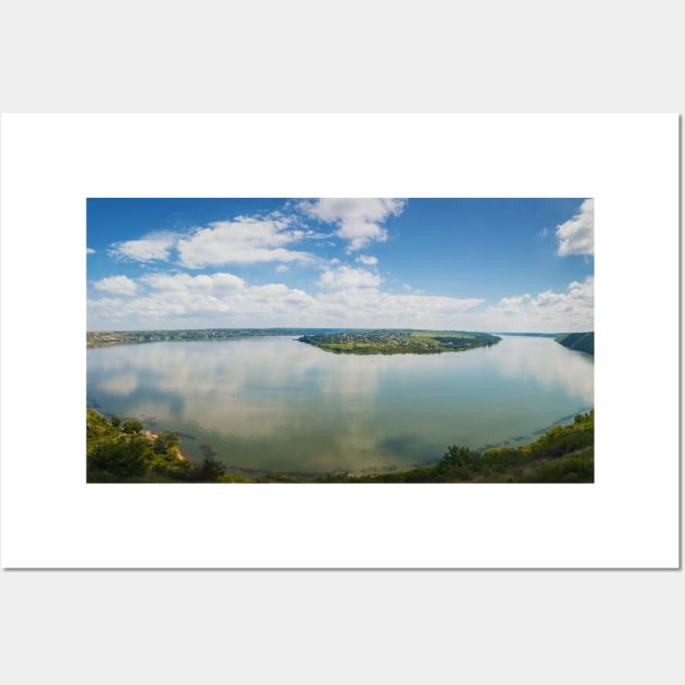 Nistru river panorama Wall Art by psychoshadow